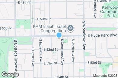 Map image of the property - 1027 E Hyde Park Blvd