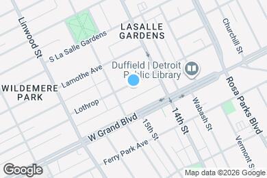 Map image of the property - 2287 Lothrop St