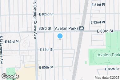 Map image of the property - 8328 S Ingleside Ave