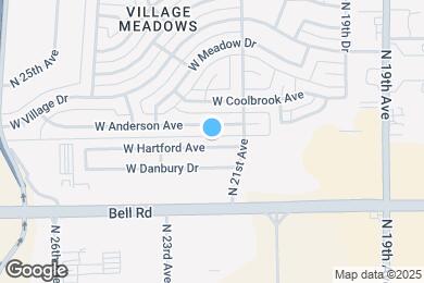 Map image of the property - 2128 W Hartford Ave