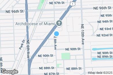 Map image of the property - 806 NE 92nd St