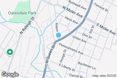Map image of the property - 610 N Queen St
