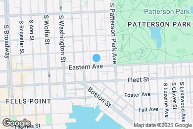 Map image of the property - 416 S Collington Ave