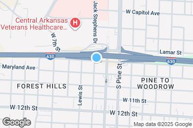 Map image of the property - 4021 W 8th St