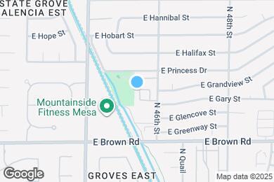 Map image of the property - 1330 N Parkcrest