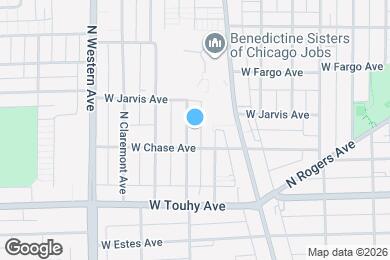 Map image of the property - 7319 N Bell Ave