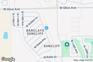 Map image of the property - 8703 N 112th Ave