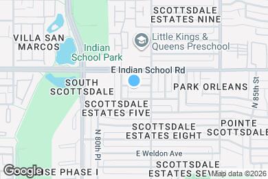 Map image of the property - 8119 E Amelia Ave