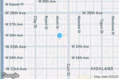 Map image of the property - 3538 Alcott St