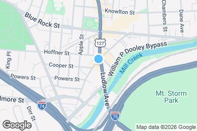 Map image of the property - 3940 Spring Grove Ave