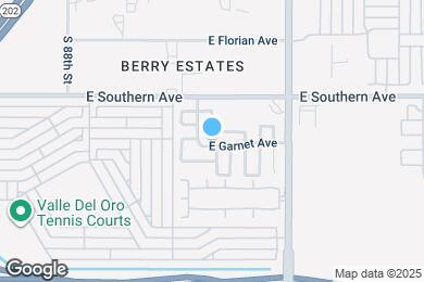 Map image of the property - 9042 E Garnet Ave