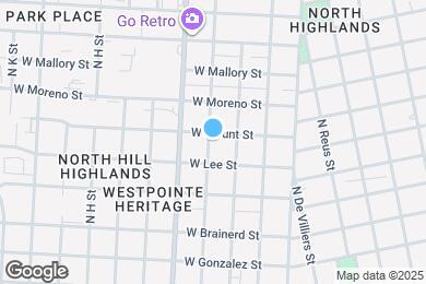 Map image of the property - 711 W Blount St