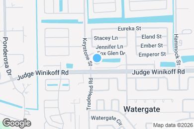 Map image of the property - 10837 Palm Spring Dr