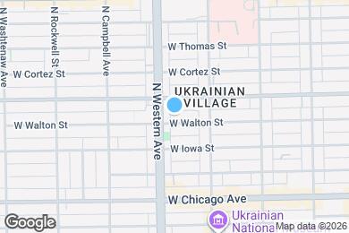 Map image of the property - 2342 W Walton St