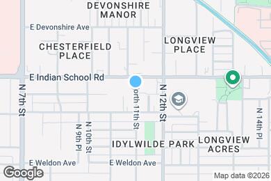 Map image of the property - 4602 N 11th St