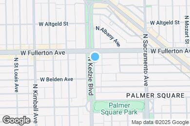 Map image of the property - 2325 N Kedzie Blvd