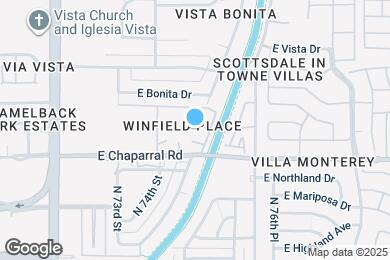 Map image of the property - 7436 E Chaparral Rd