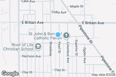 Map image of the property - 590 Pearl St