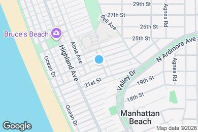 Map image of the property - 445 Marine Ave