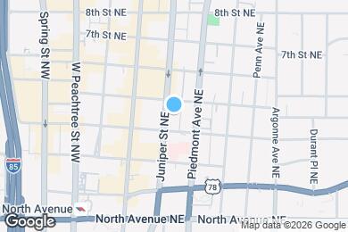 Map image of the property - 775 Juniper St NE