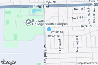 Map image of the property - 7160 SW 5th Ct