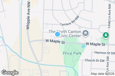 Map image of the property - 1105 W Maple St