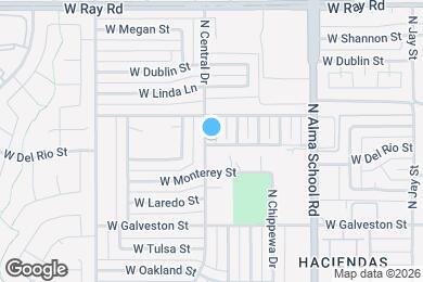 Map image of the property - 701 N Central Dr