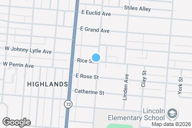 Map image of the property - 1301 Clifton Ave