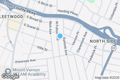 Map image of the property - 347 N Fulton Ave