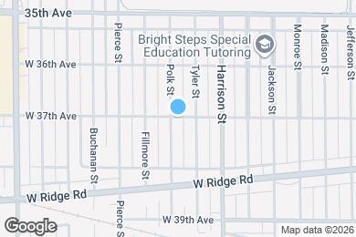 Map image of the property - 905 W 37th Ave
