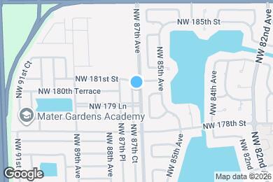 Map image of the property - 18031 NW 87th Ct
