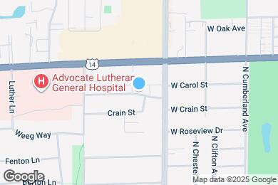 Map image of the property - 1314 Carol St