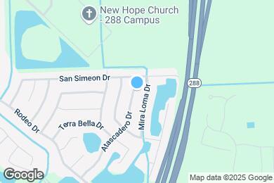 Map image of the property - 62 Atascadero Dr