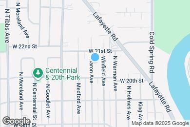 Map image of the property - 2031 Sharon Ave