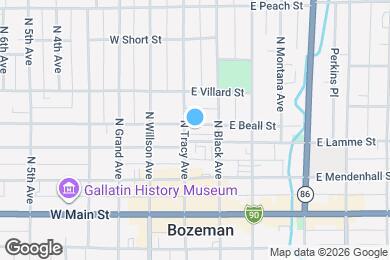 Map image of the property - 8 1/2 E Beall St