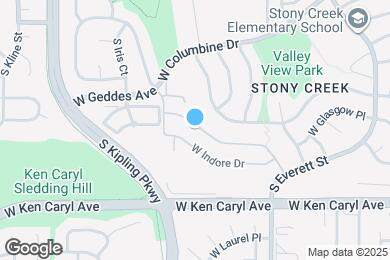 Map image of the property - 9464 W Hinsdale Pl