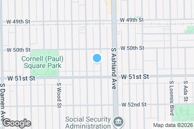 Map image of the property - 5032 S Marshfield Ave