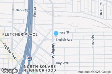 Map image of the property - 1114 English Ave