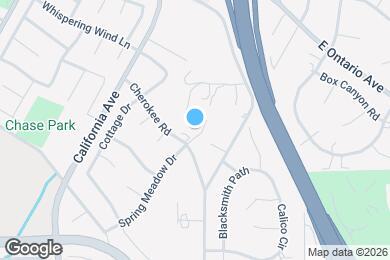 Map image of the property - 1609 Cherokee Rd