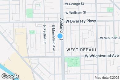 Map image of the property - 2660 N Ashland Ave