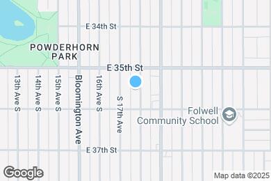 Map image of the property - 3541 13th Ave