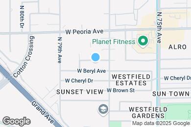 Map image of the property - 7741 W Comet Ave