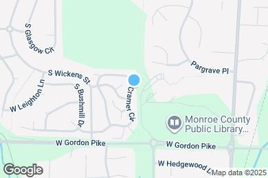 Map image of the property - 3879 S Cramer Cir