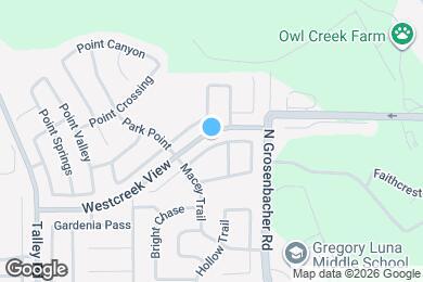 Map image of the property - 12515 Skyline Mesa