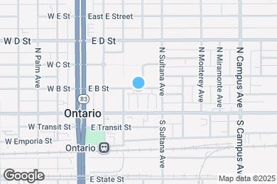 Map image of the property - Ontario Town Square Townhomes