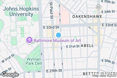 Map image of the property - 103 E 32nd St