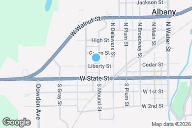 Map image of the property - 614 Liberty St