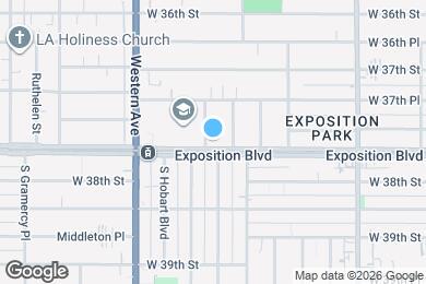 Map image of the property - 3768 S Harvard Blvd