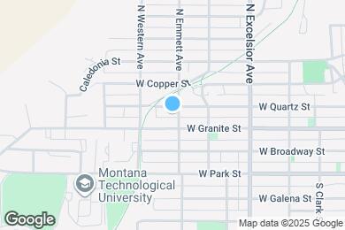 Map image of the property - 215-1/2 N Emmett