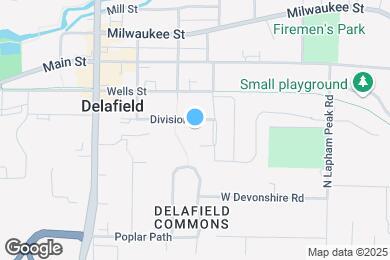 Map image of the property - Delafield Woods Apartments